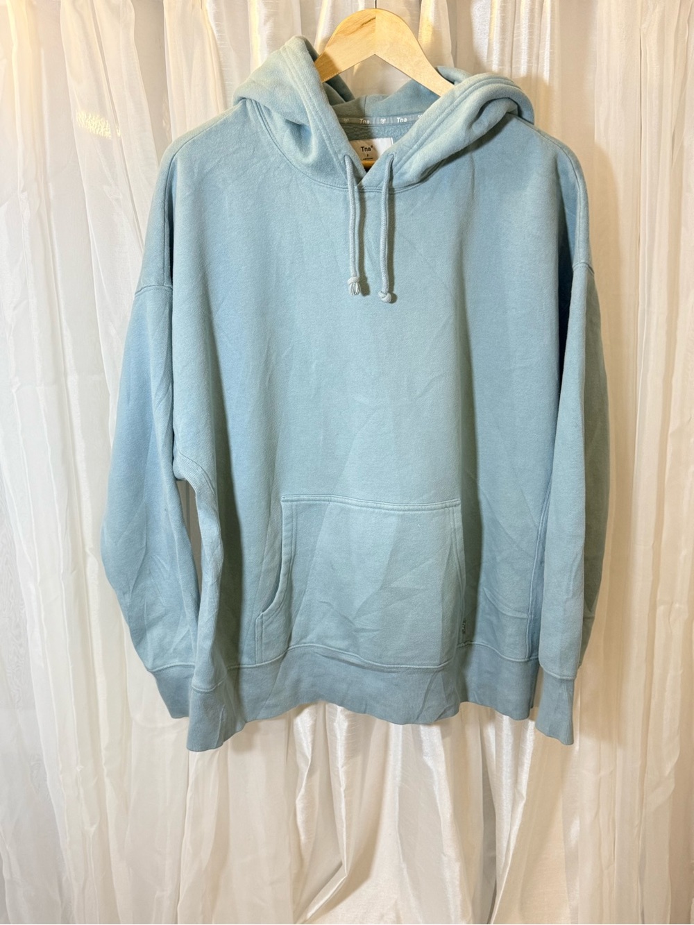 TNA Men's Light Blue Pullover Hoodie